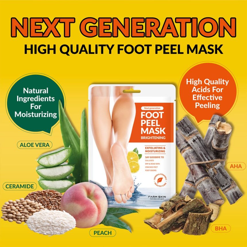 Foot Peel Mask Brightening Doft